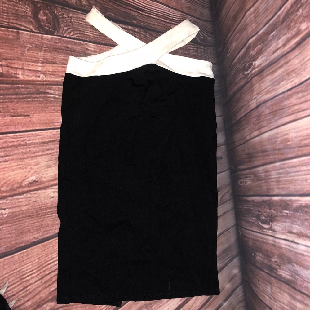 Charlotte Russ pencil skirt size small cutout